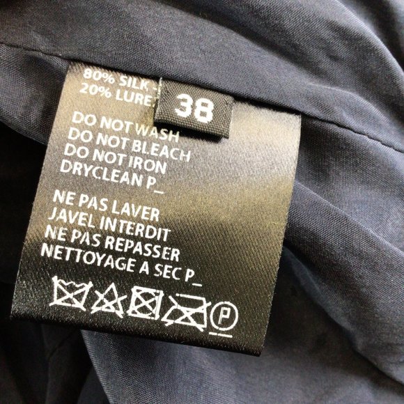 POIRET SILVER METALLIC MULTI LUREX DETAIL SILK DOWN PUFFER OPERA COAT - Picture 5 of 5